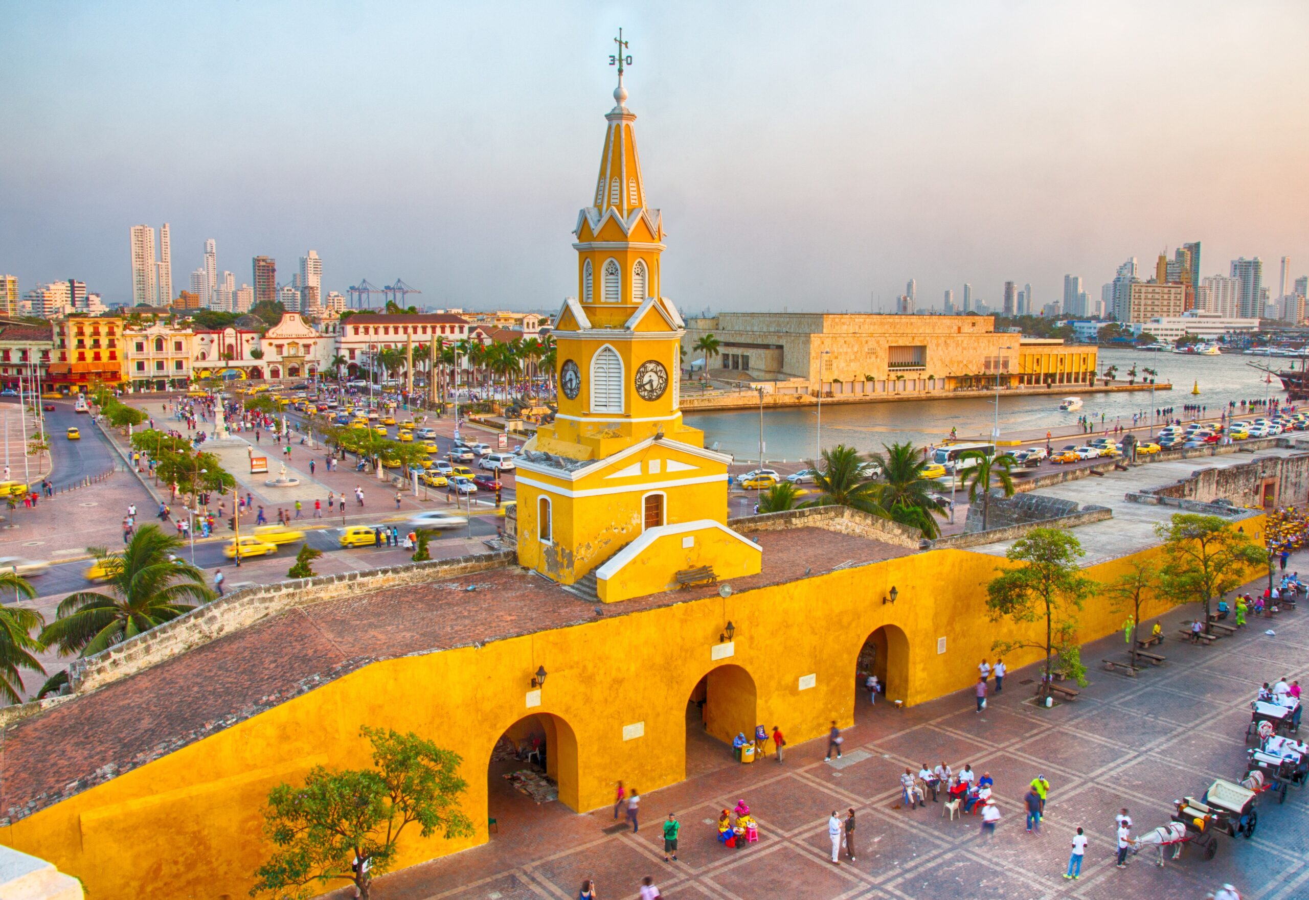 DESTINATION COLOMBIA HERO Clock Tower Cartagena Colombia 1 scaled