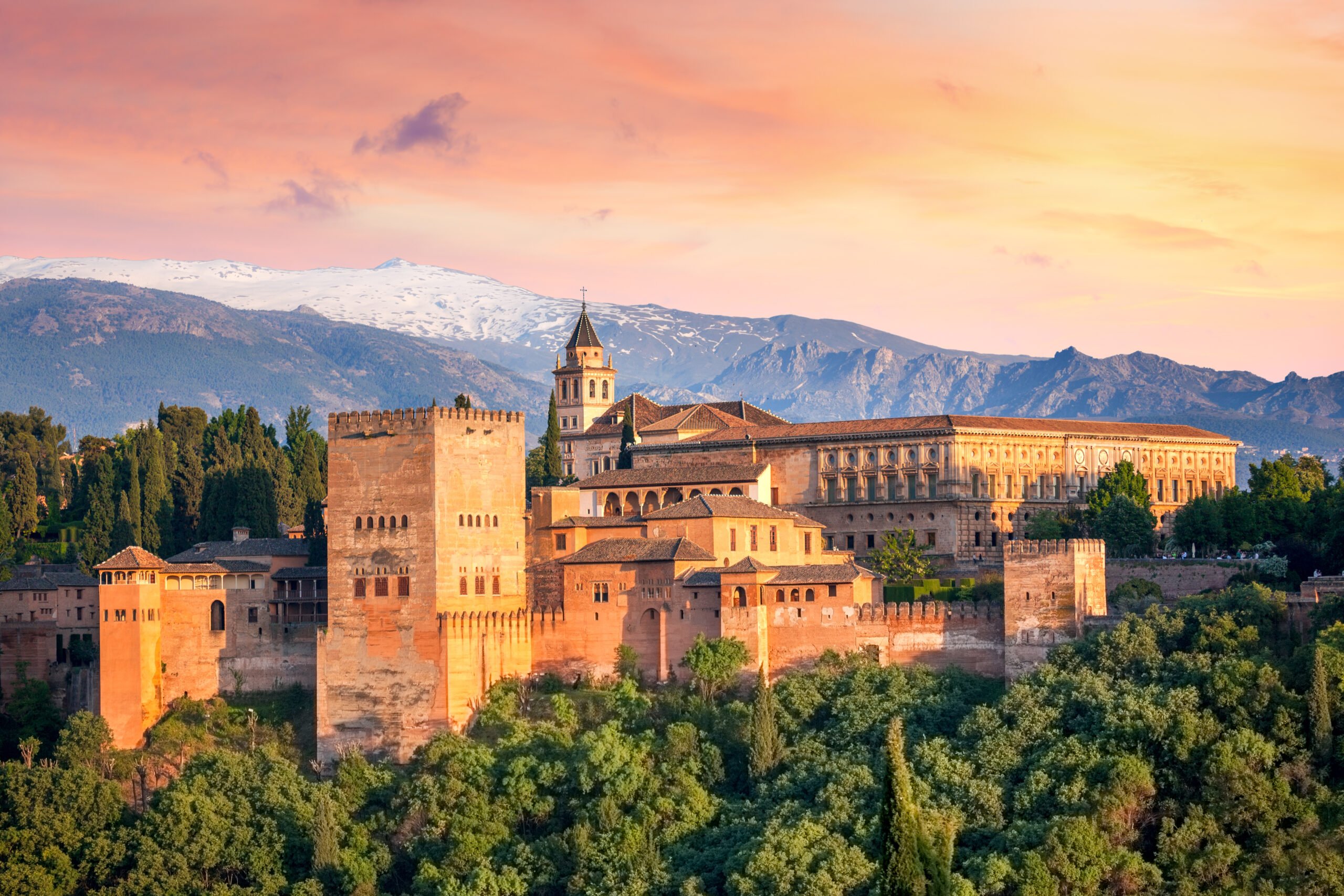 HOME HERO The Alhambra at Sunsent Granada Spain