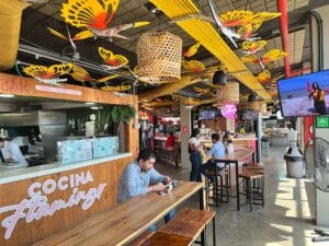 Local Food Court in Barranquilla Cosmopolitours Colombia