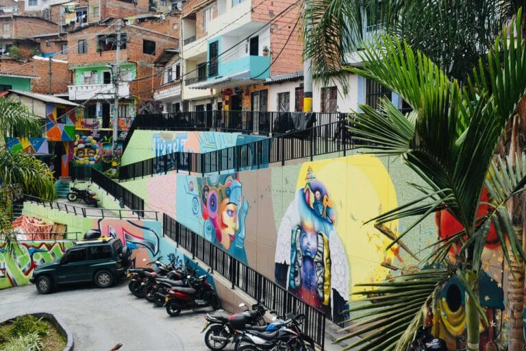 3. Vibrant Graffiti in Comuna 13 Medellin. Is it Save to Travel to Colombia Cosmopolitours